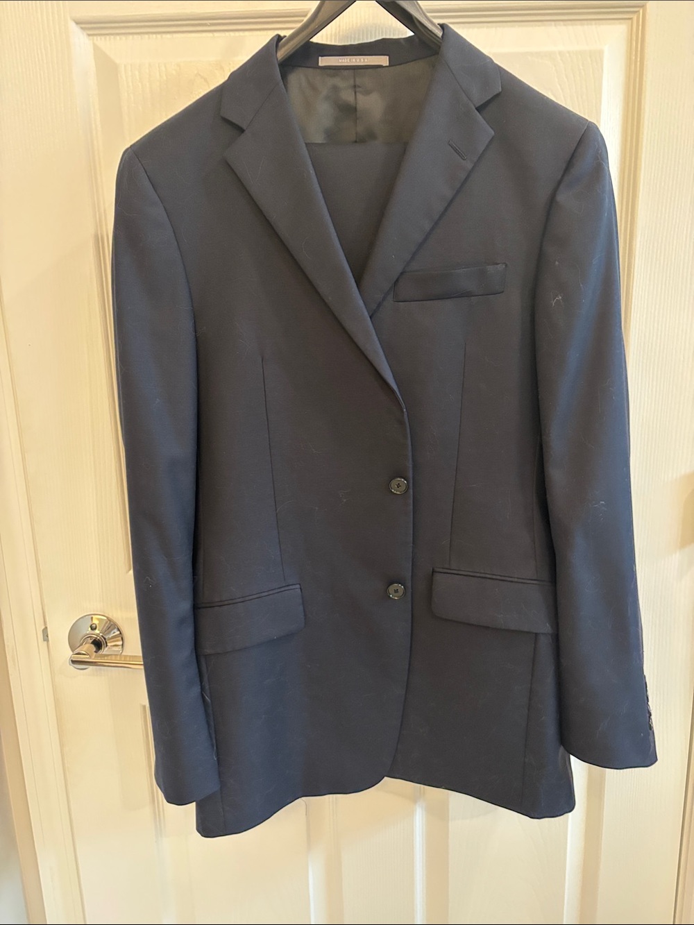 Hickey Freeman Navy Men's Blazer and matching Pants